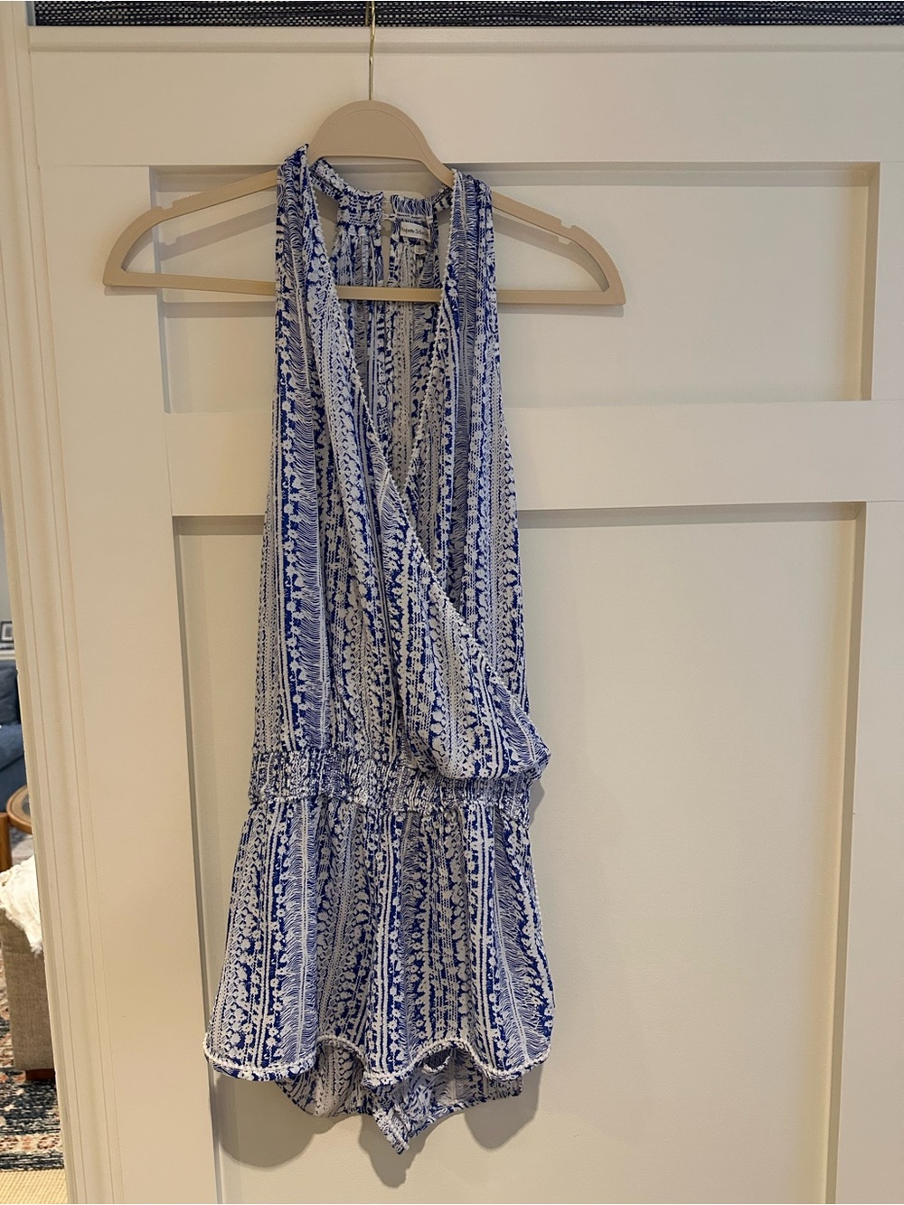 Poupette St. Barth Pom Pom trim resort romper